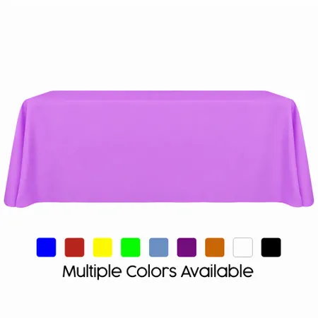 Blank Rectangle Table Throw Cover - Custom Cups Now