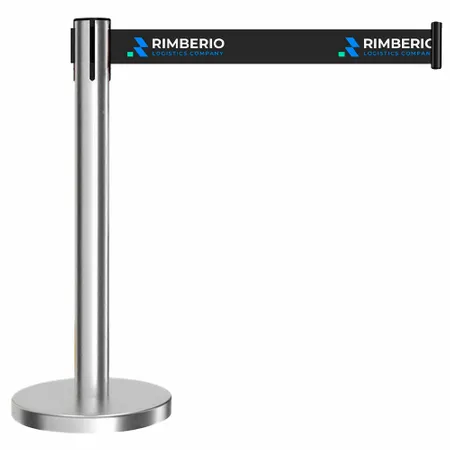 Retractable Belt Stanchions - Custom Cups Now