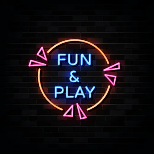 Fun & Play Neon Sign - Custom Cups Now