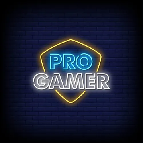 Pro Gamer Neon Sign - Custom Cups Now