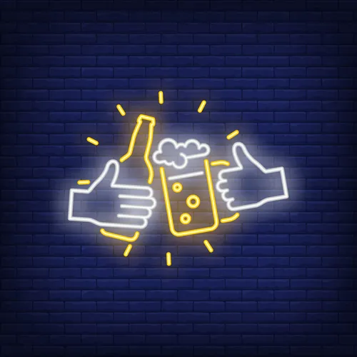 Octoberfest Neon Sign - Custom Cups Now