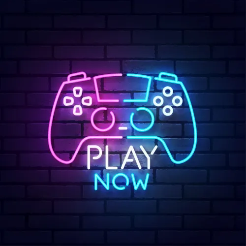 Play Now Neon Sign - Custom Cups Now