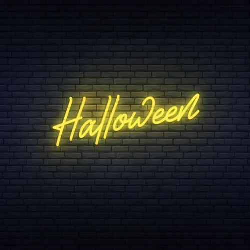 Halloween Neon Sign - Custom Cups Now