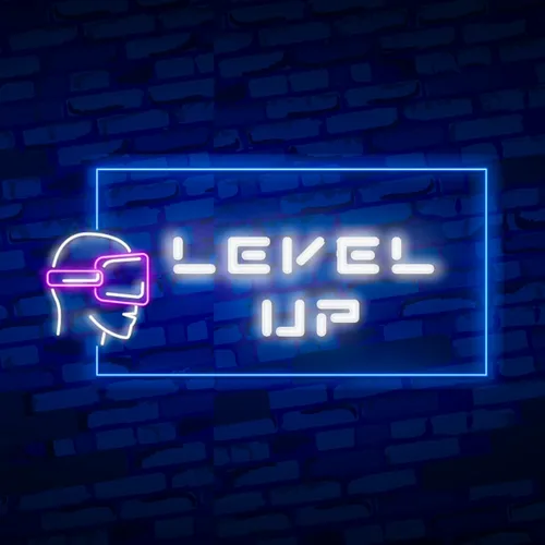 Level Up Neon Sign - Custom Cups Now