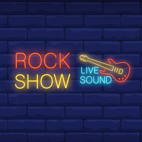 Rock Show Live Sound Neon Sign - Custom Cups Now