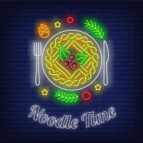 Noodle Time Neon Sign - Custom Cups Now