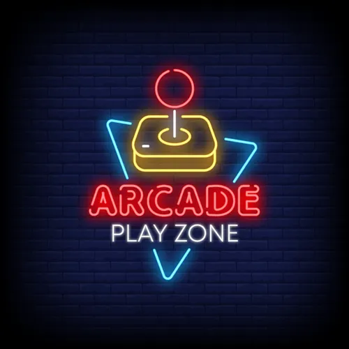 Arcade Play Zone Neon Sign - Custom Cups Now