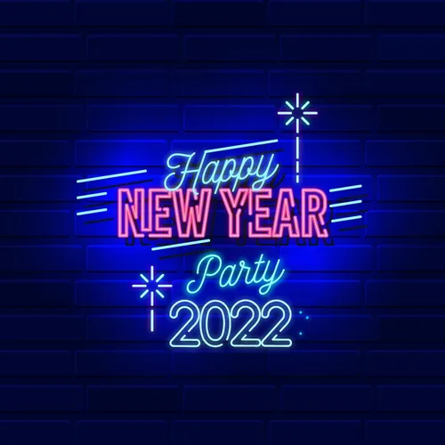 New Year Party Neon Sign - Custom Cups Now