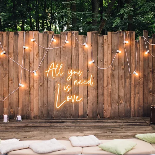 All You Need is Love Neon Sign - Custom Cups Now
