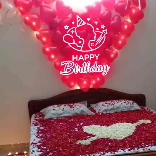 Cute Birthday Art Neon Sign - Custom Cups Now