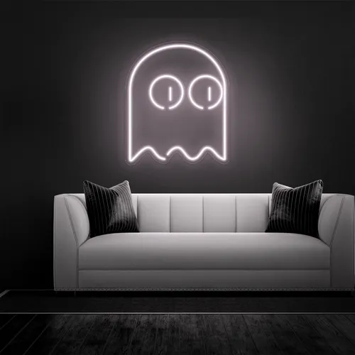 Ghost Neon Sign - Custom Cups Now