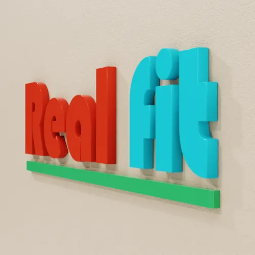 Painted Solid Acrylic Letters - Custom Cups Now