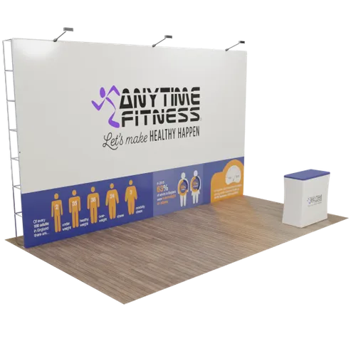 Custom Pop Up Trade Show Display 20' x 10' - Custom Cups Now