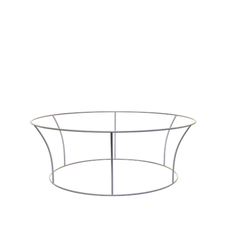 Custom Tapered Circle Personalized Trade Show Hanging Signs - Custom Cups Now