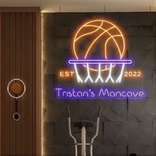 Tristans Mancave Neon Sign - Custom Cups Now
