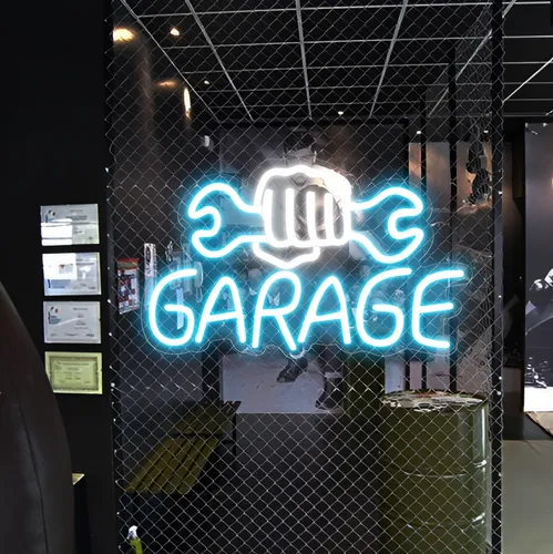 Garage Neon Sign - Custom Cups Now