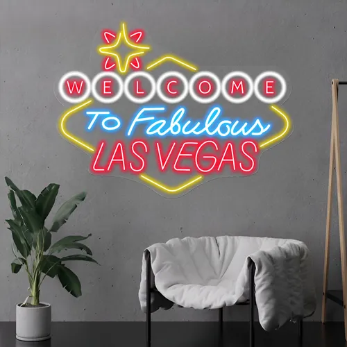 Welcome to Fabulous Las Vegas Neon Sign - Custom Cups Now