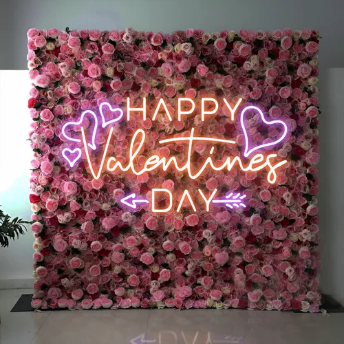 Happy Valentines Day Neon Sign - Custom Cups Now