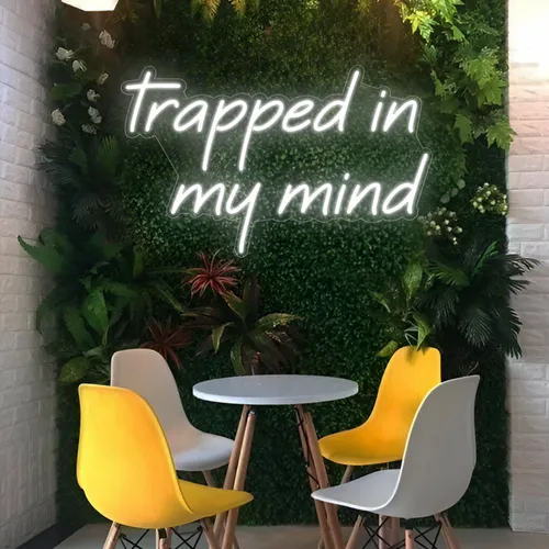 Trapped in my Mind Neon Sign - Custom Cups Now