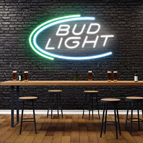 Bud Light Neon Sign - Custom Cups Now