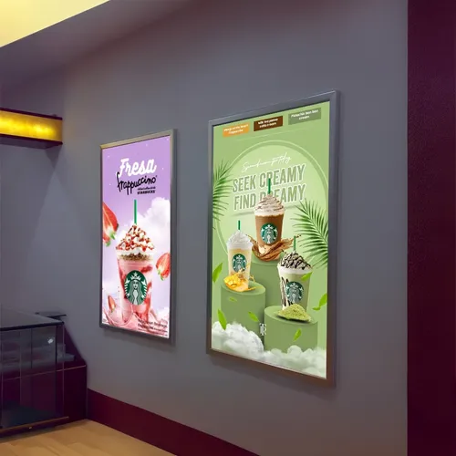 Aluminum Photo Frame Slim light Box - Custom Cups Now