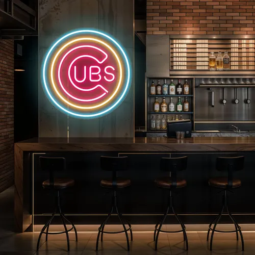 Cubs Neons Sign - Custom Cups Now