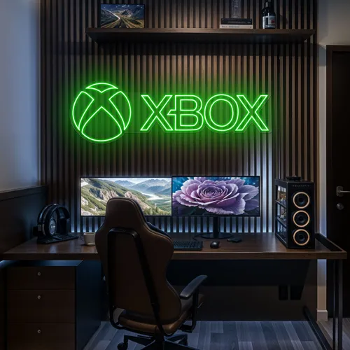 Xbox Neon Sign - Custom Cups Now