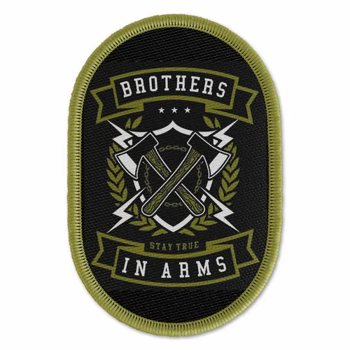 Brothers In Arms Military Patch - Custom Cups Now
