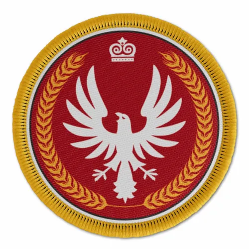 Yello and Red Bird Military Patch - Custom Cups Now