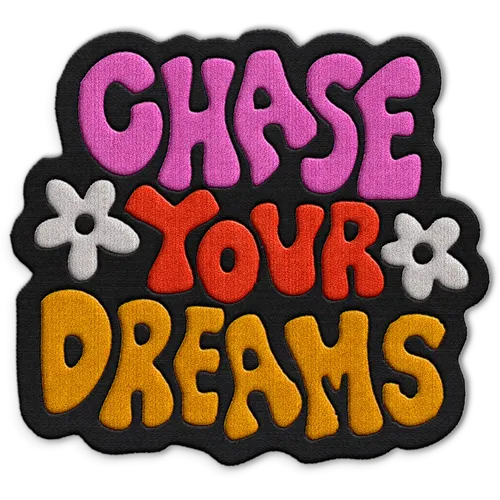 Chase Your Dreams Hat Patch - Custom Cups Now