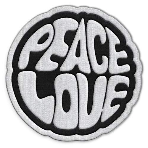 Peace Love Hat Patch - Custom Cups Now