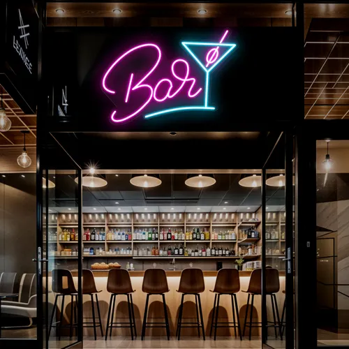 Oh Cocktail Bar Neon Sign - Custom Cups Now