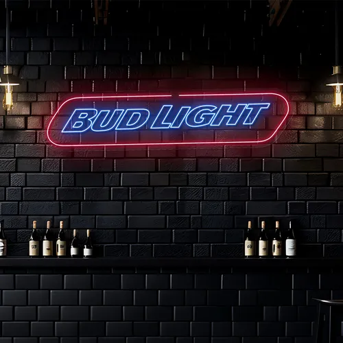 Chill Bud Light Neon Sign - Custom Cups Now