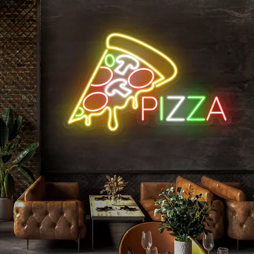 Pizza Neon Signs - Custom Cups Now