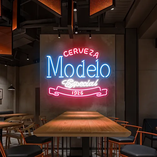 Modelo Neon Signs - Custom Cups Now