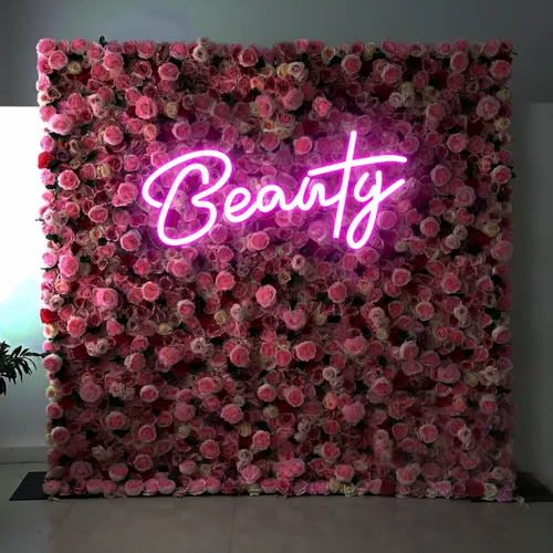 Radiant Beauty Pink Neon Sign - Custom Cups Now