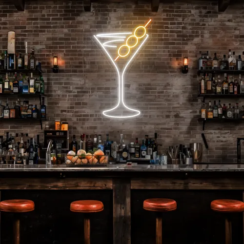 Vibe Glass Neon Signs - Custom Cups Now