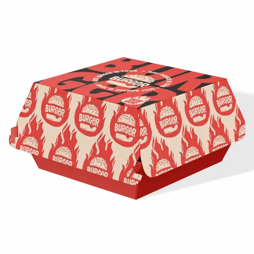 Hamburger Box - Custom Cups Now