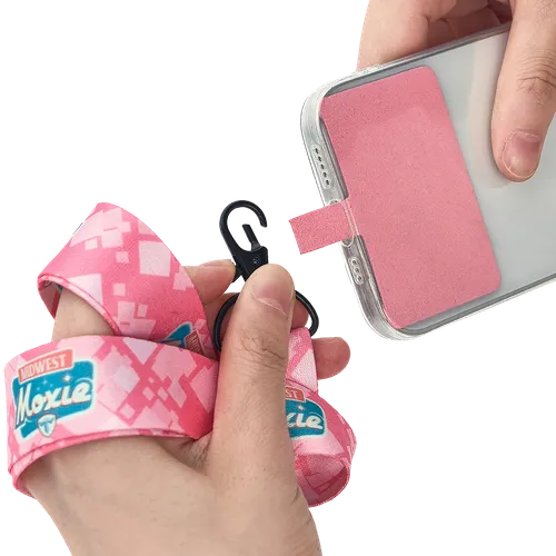 Lanyard & Blank Insert Phone Wallet - Custom Cups Now
