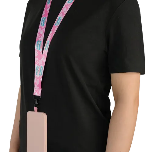 Lanyard & Blank Insert Phone Wallet - Custom Cups Now