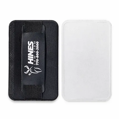 Leather Phone Wallet with Hand Grip - Custom Cups Now