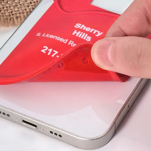 Silicone Phone Wallet Card Holder - Custom Cups Now