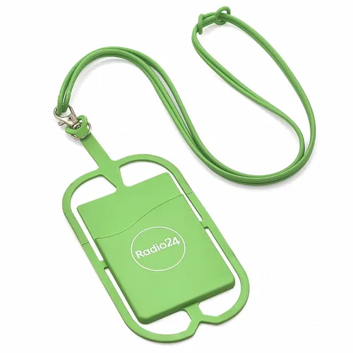 Lanyard Silicone Phone Wallet Holder - Custom Cups Now