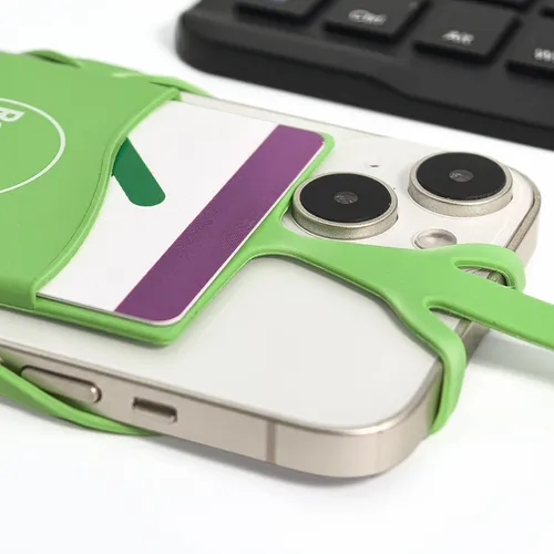Lanyard Silicone Phone Wallet Holder - Custom Cups Now