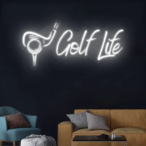 Golf Life Neon Sign - Custom Cups Now