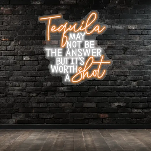 Custom Tequila Neon Signs - Custom Cups Now