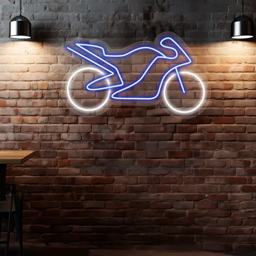 Custom Motorcycle Neon Signs - Custom Cups Now