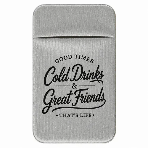 Lycra Phone Card Wallet - Custom Cups Now