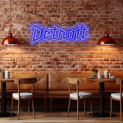 Custom Neon Signs Detroit - Custom Cups Now