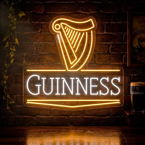 Custom Guinness Neon Signs - Custom Cups Now